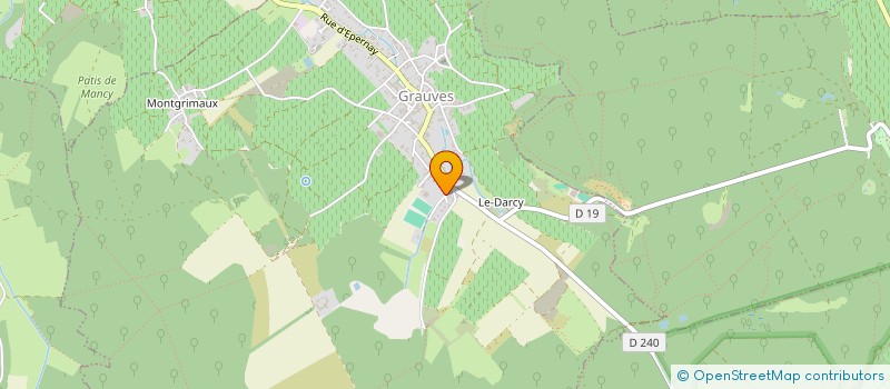 localisation de l'entreprise MADAME ISABELLE BEAUJET  GRAUVES