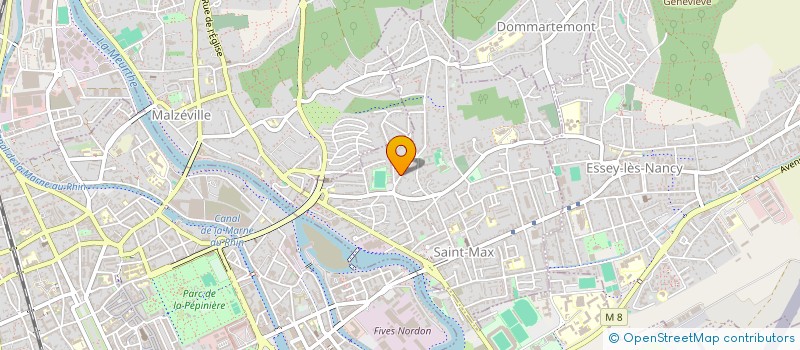 localisation de l'entreprise MADAME ISABELLE BECKER  SAINT-MAX