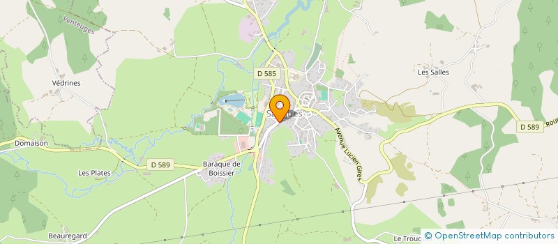 localisation de l'entreprise MADAME ISABELLE BEDNARSKI à SAUGUES
