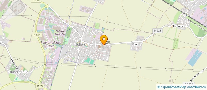 localisation de l'entreprise MADAME ISABELLE BELIN  SOLIERS