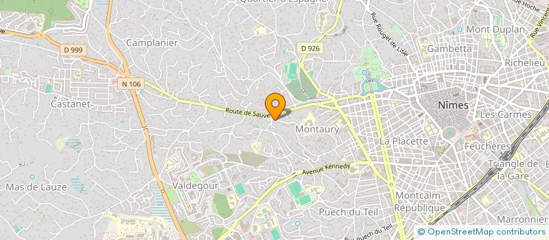 localisation de l'entreprise MADAME ISABELLE BELISSANT  NIMES