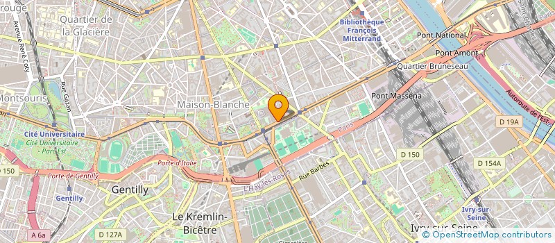 localisation de l'entreprise MADAME ISABELLE BELKESSA  PARIS