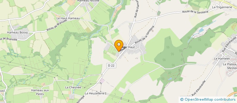 localisation de l'entreprise MADAME ISABELLE BELLIARD  LA HAGUE