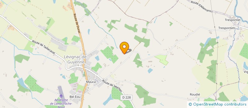 localisation de l'entreprise MADAME ISABELLE BELONI  LEVIGNAC-DE-GUYENNE