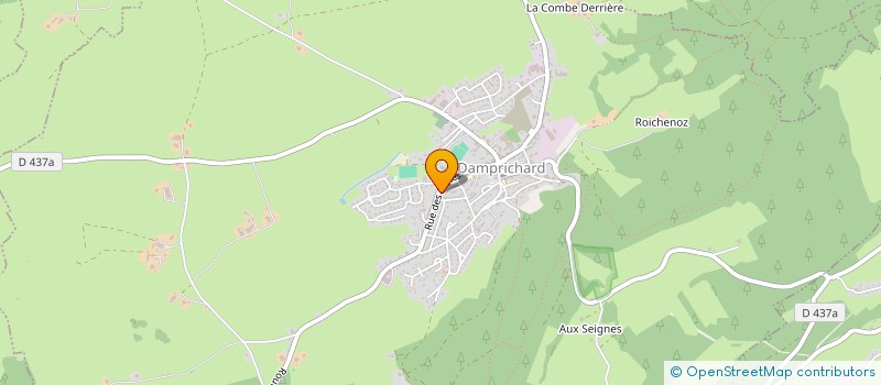 localisation de l'entreprise MADAME ISABELLE BENARD  DAMPRICHARD