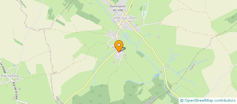 localisation de l'entreprise MADAME ISABELLE BENARD  VILLE-SUR-ILLON