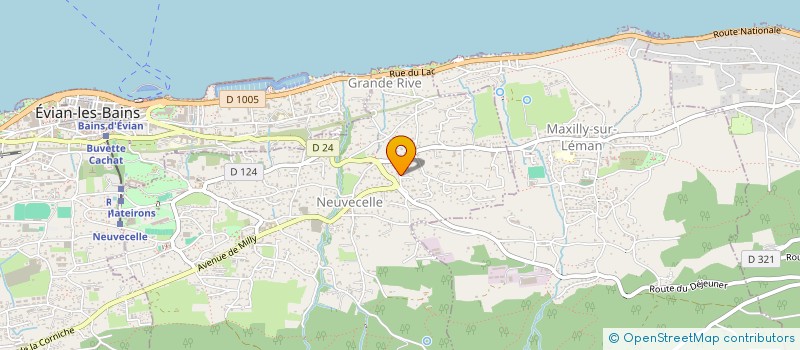 localisation de l'entreprise MADAME ISABELLE BENARD  NEUVECELLE