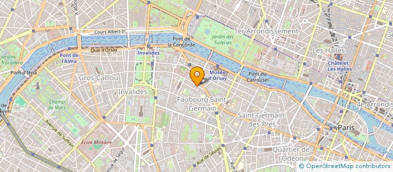 localisation de l'entreprise MADAME ISABELLE BENHAMO  PARIS 07