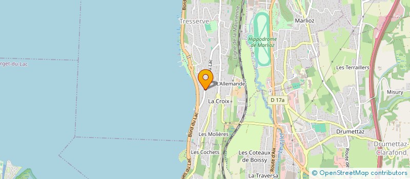 localisation de l'entreprise MADAME ISABELLE BENIER  TRESSERVE