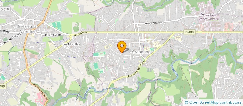 localisation de l'entreprise MADAME ISABELLE BENIERE  CRAPONNE