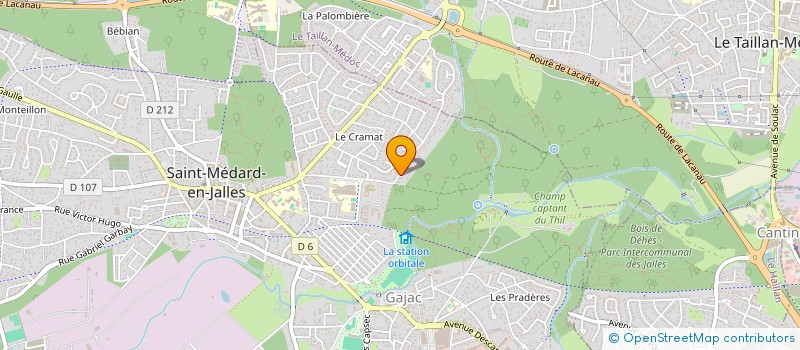 localisation de l'entreprise MADAME ISABELLE BENOIT à SAINT-MEDARD-EN-JALLES