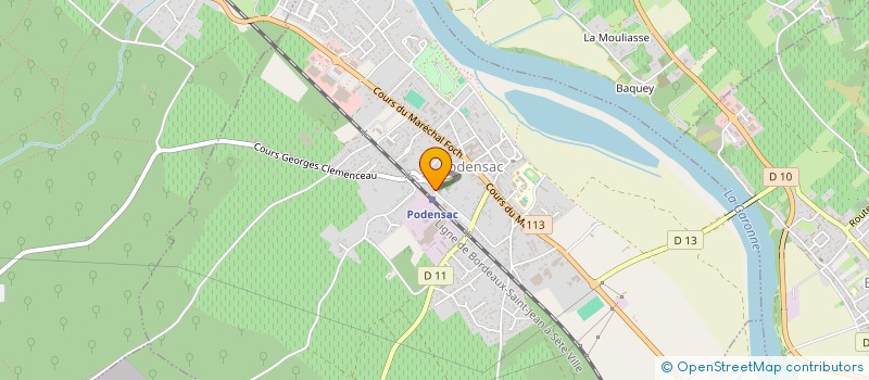 localisation de l'entreprise MADAME ISABELLE BENTEJAC à PODENSAC