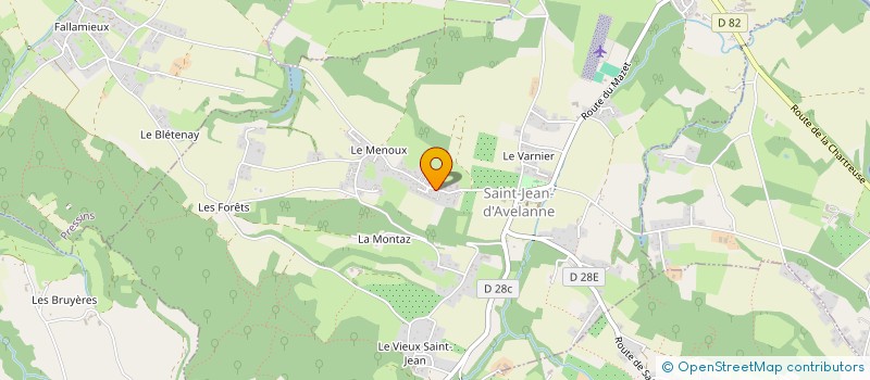 localisation de l'entreprise MADAME ISABELLE BERCHE LONGHEU  SAINT-JEAN-D'AVELANNE