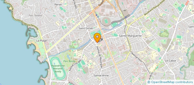 localisation de l'entreprise MADAME ISABELLE BERCU à MARSEILLE