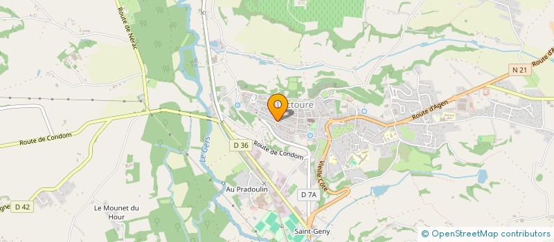 localisation de l'entreprise MADAME ISABELLE BERENGER  LECTOURE