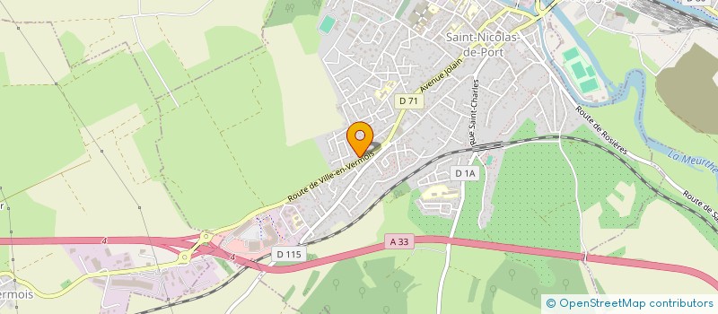 localisation de l'entreprise MADAME ISABELLE BERNARD  DOMBASLE-SUR-MEURTHE