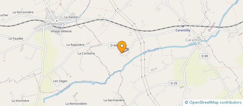 localisation de l'entreprise MADAME ISABELLE BERNARD  CARANTILLY