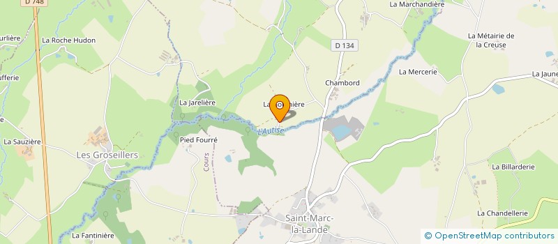 localisation de l'entreprise MADAME ISABELLE BERNEAU  LA BOISSIERE-EN-GATINE