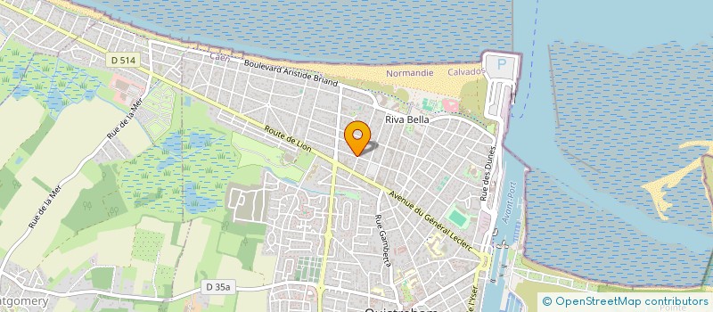 localisation de l'entreprise MADAME ISABELLE BERNEVAL  OUISTREHAM