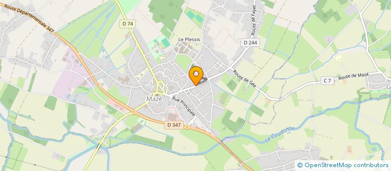 localisation de l'entreprise MADAME ISABELLE BERRY  LOIRE-AUTHION