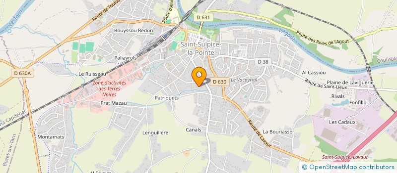 localisation de l'entreprise MADAME ISABELLE BERTHEAU à SAINT-SULPICE-LA-POINTE