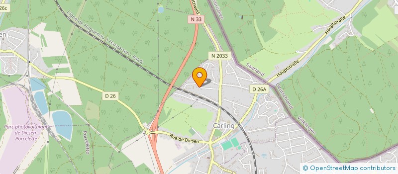 localisation de l'entreprise MADAME ISABELLE BERTINCHAMP  CARLING