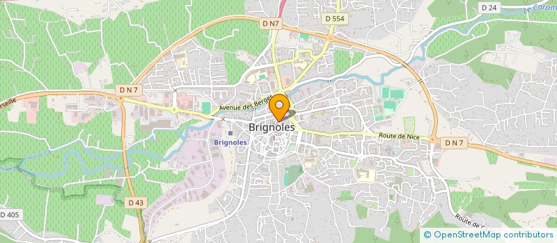 localisation de l'entreprise MADAME ISABELLE BESACE à BRIGNOLES