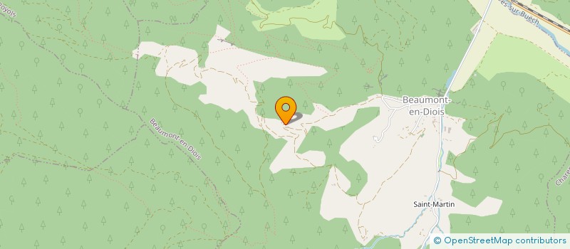 localisation de l'entreprise MADAME ISABELLE BESSIERE  BEAUMONT-EN-DIOIS