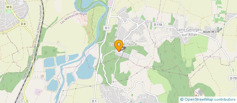 localisation de l'entreprise MADAME ISABELLE BESSIERE  LA ROCHE-NOIRE