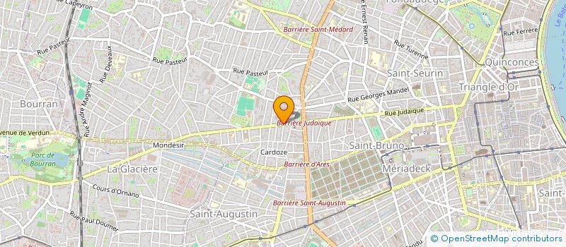 localisation de l'entreprise MADAME ISABELLE BESSIERES  BORDEAUX