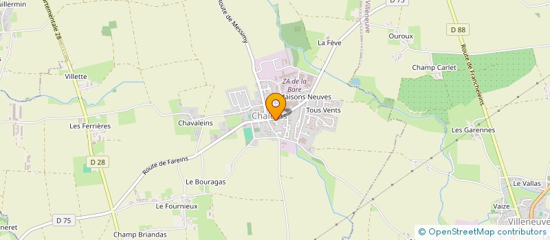 localisation de l'entreprise MADAME ISABELLE BESSON à MESSIMY SUR SAONE
