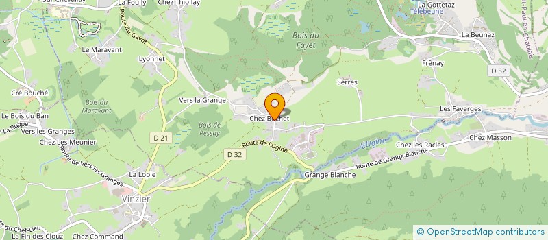 localisation de l'entreprise MADAME ISABELLE BETEMPS  SAINT-PAUL-EN-CHABLAIS