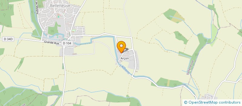 localisation de l'entreprise MADAME ISABELLE BETTLER  BELLENEUVE