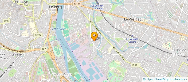 localisation de l'entreprise MADAME ISABELLE BEUZELIN  LE VESINET