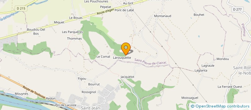 localisation de l'entreprise MADAME ISABELLE BEYNEIX  SAINT-PIERRE-DE-CLAIRAC