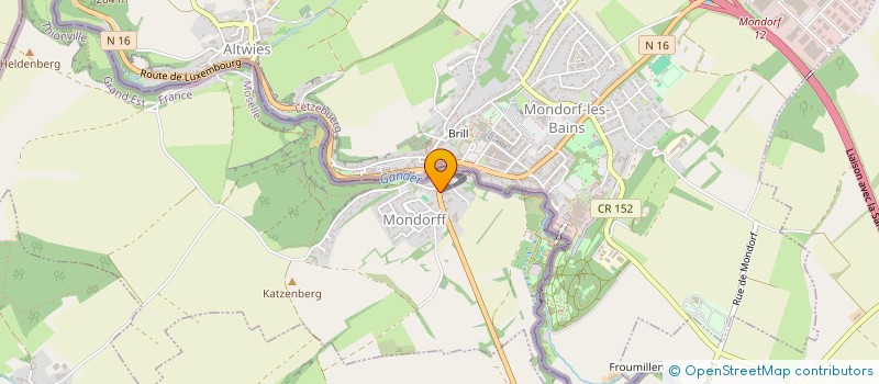 localisation de l'entreprise MADAME ISABELLE BIANCHI  MONDORFF