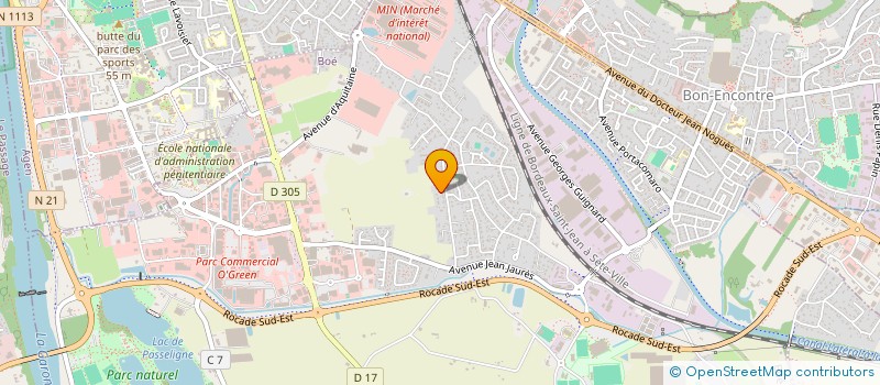 localisation de l'entreprise MADAME ISABELLE BICHET  BOE