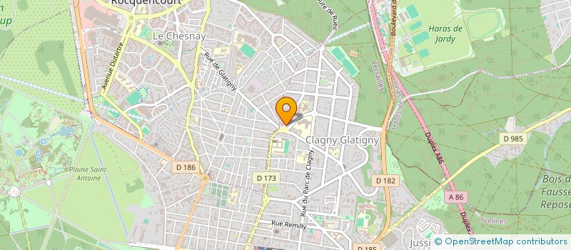 localisation de l'entreprise MADAME ISABELLE BIENAYME à VERSAILLES