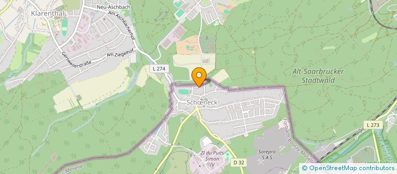 localisation de l'entreprise MADAME ISABELLE BIES  SCHNECK