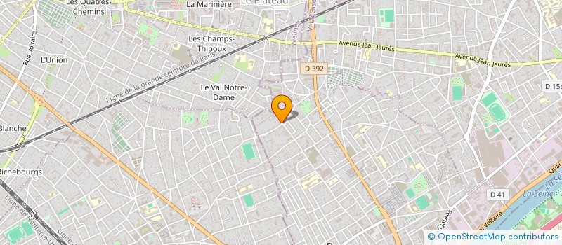 localisation de l'entreprise MADAME ISABELLE BIGNON  BEZONS