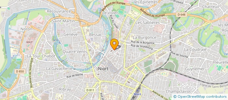 localisation de l'entreprise MADAME ISABELLE BIGRAT à NIORT