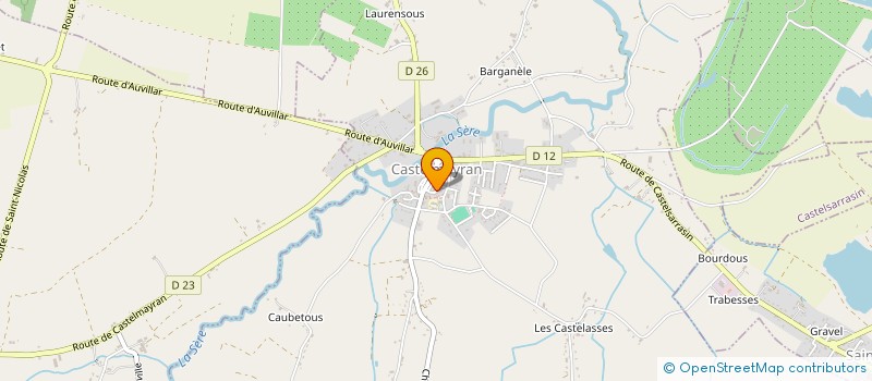 localisation de l'entreprise MADAME ISABELLE BILLET  CASTELMAYRAN