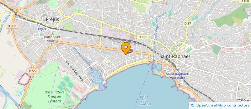 localisation de l'entreprise MADAME ISABELLE BILLON à FREJUS