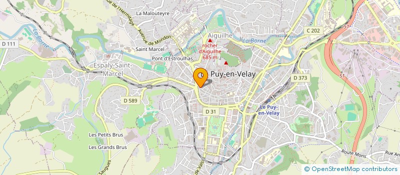 localisation de l'entreprise MADAME ISABELLE BILLON  LE PUY-EN-VELAY