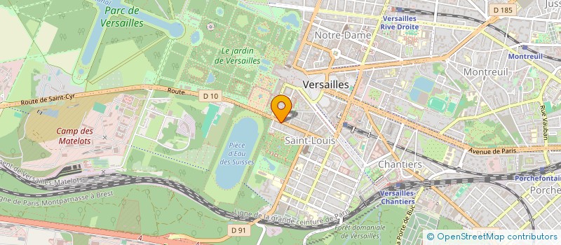 localisation de l'entreprise MADAME ISABELLE BIMBOULI à VERSAILLES