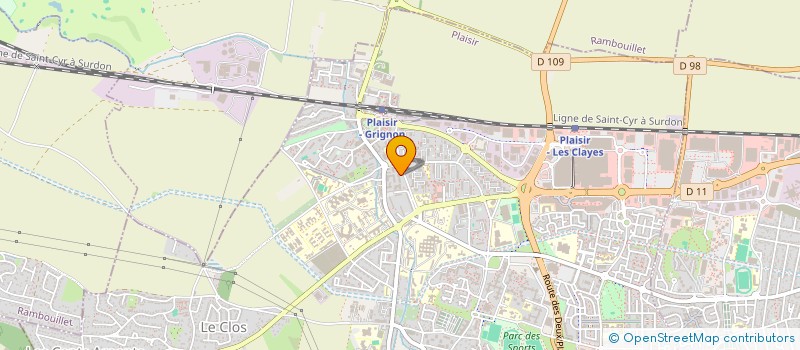 localisation de l'entreprise MADAME ISABELLE BIORET  PLAISIR