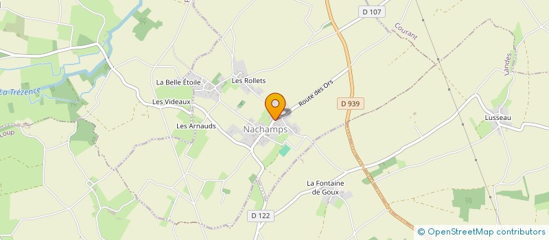 localisation de l'entreprise MADAME ISABELLE BIORET  NACHAMPS