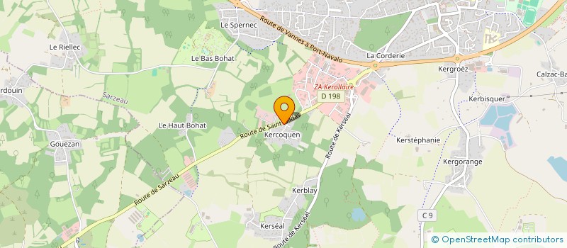 localisation de l'entreprise MADAME ISABELLE BIRRIEN  SARZEAU