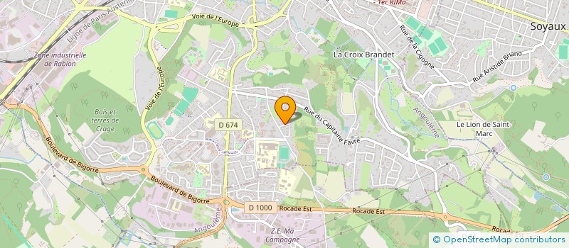 localisation de l'entreprise MADAME ISABELLE BISSON à ANGOULEME