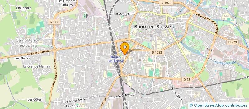 localisation de l'entreprise MADAME ISABELLE BLANC à BOURG-EN-BRESSE